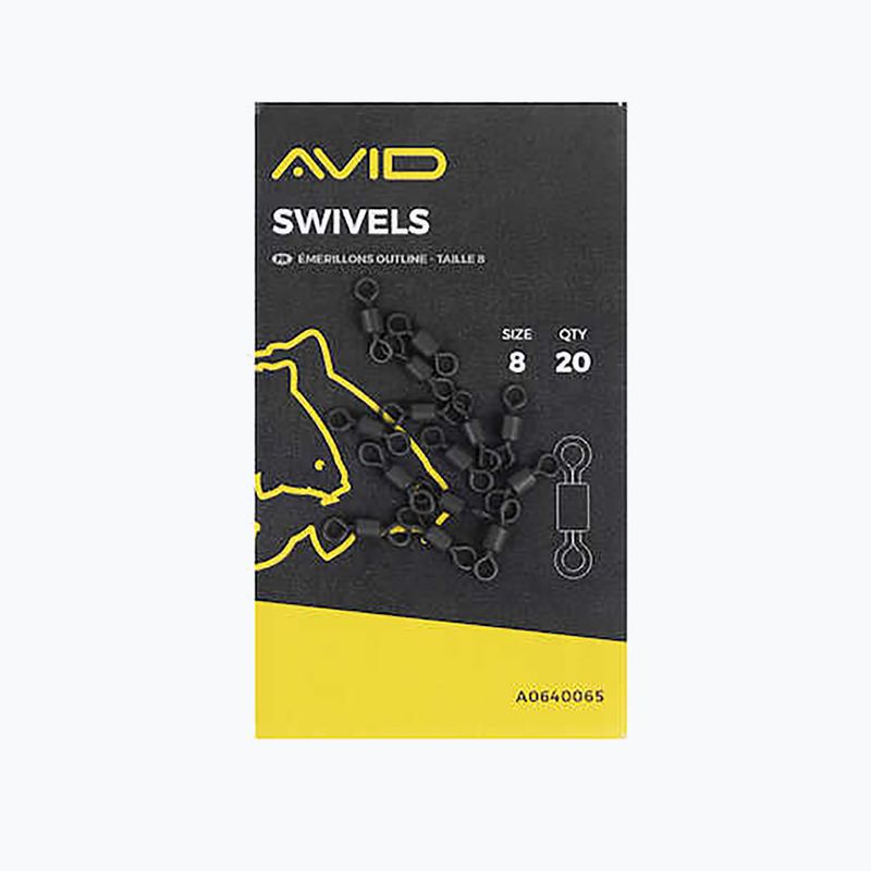 Avid Carp Swivels fekete A0640065 2