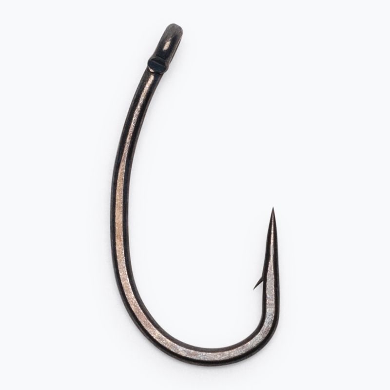 Ridge Monkey Ape-X Curve szöges horog szürke RMT285