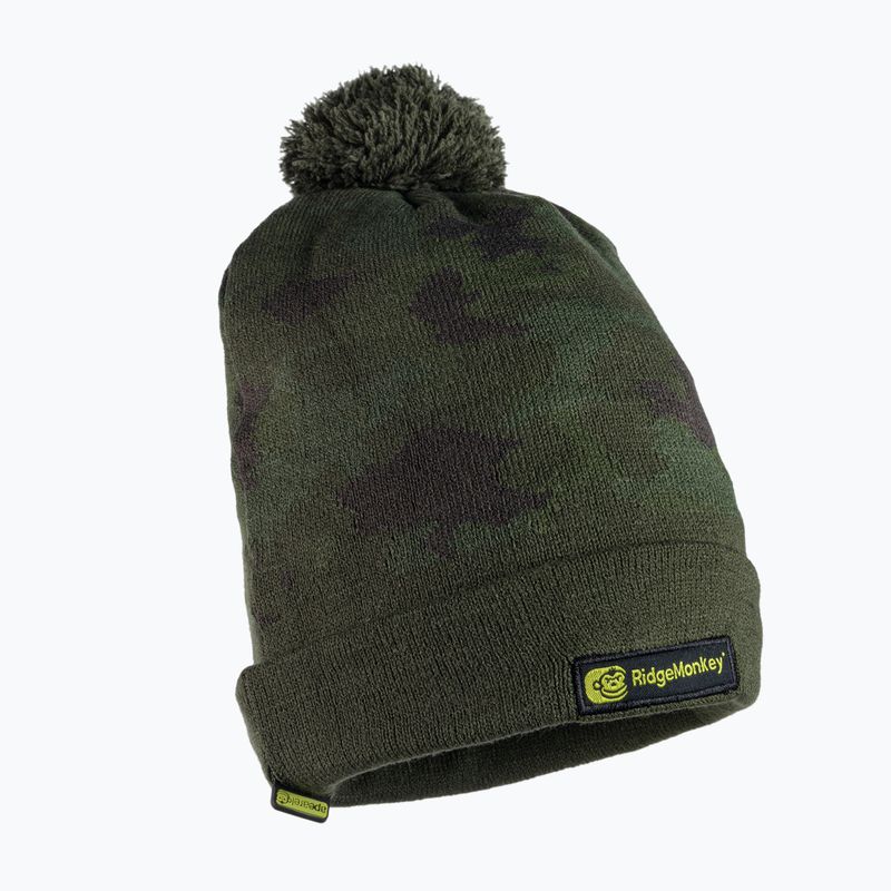 RidgeMonkey Apearel Bobble Beanie sapka zöld RM558