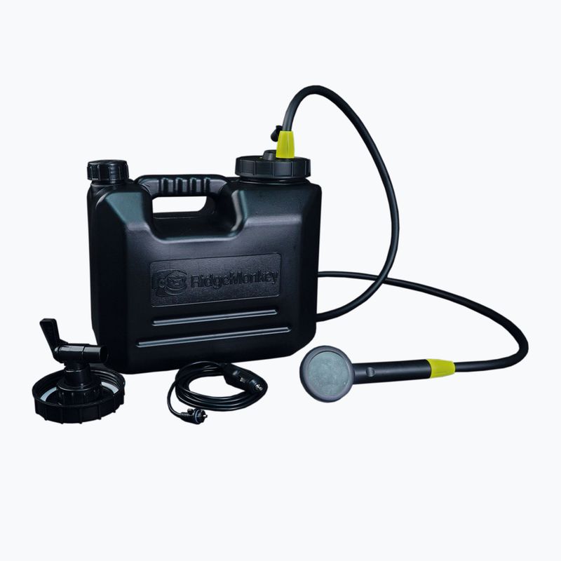 RidgeMonkey Outdoor Power Shower Full Kit kemping zuhanyzó tartályos fekete RM OPWS FK