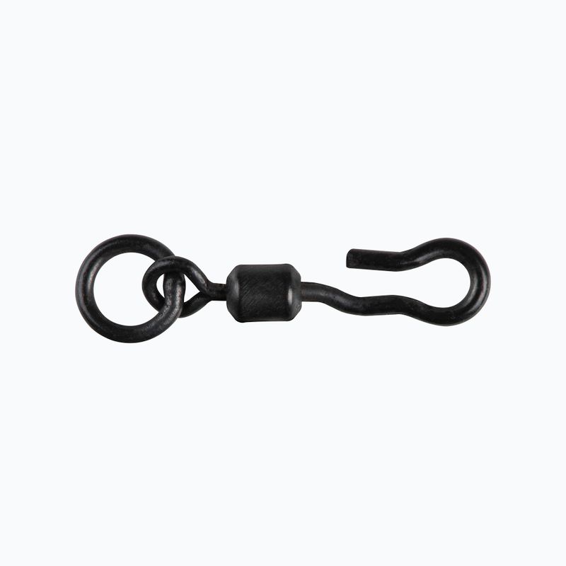 Fox Edges Kwik Change Hook Swivels ponty forgókarikák fekete CAC702 3
