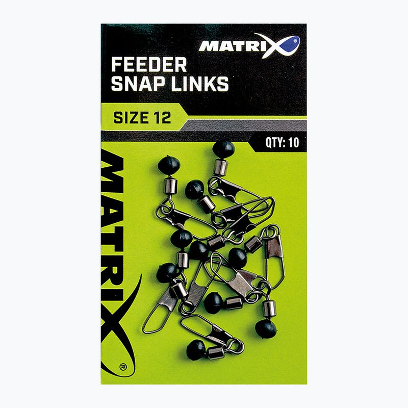 Mátrix Feeder Snap Links 10 db ezüst GAC371