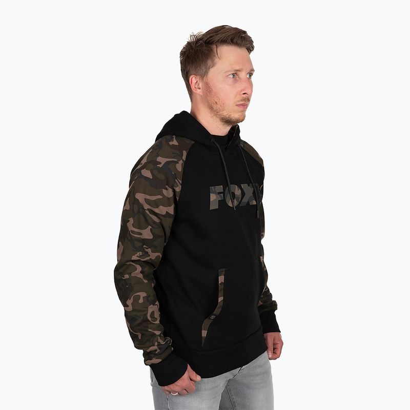 Fox International Raglan Hoody fekete/kamó melegítőfelső 3