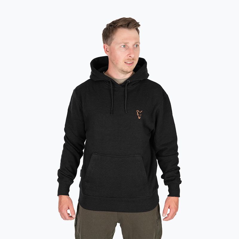 Fox International Collection Hoody fekete/narancssárga melegítőfelső