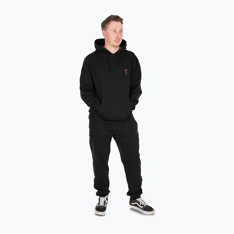 Fox International Collection Hoody fekete/narancssárga melegítőfelső 2