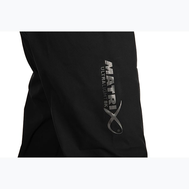 Matrix Ultra-Light Salopettes fekete horgásznadrág 7