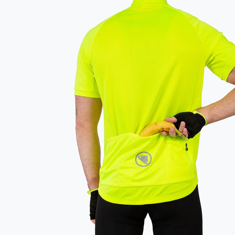 Férfi kerékpáros mez Endura Xtract II hi-viz yellow 3