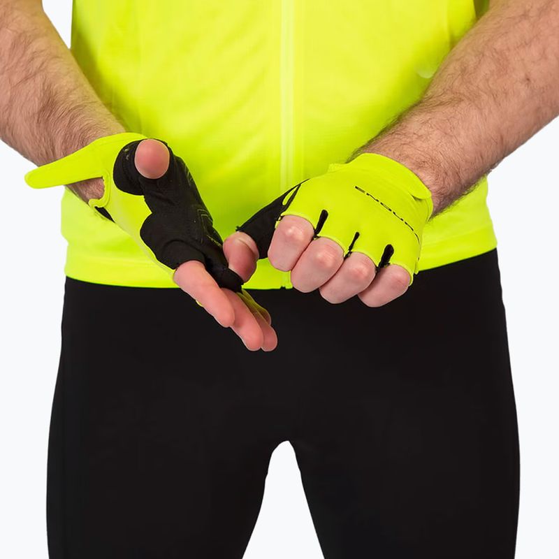 Férfi kerékpáros kesztyű Endura Xtract hi-viz yellow 7