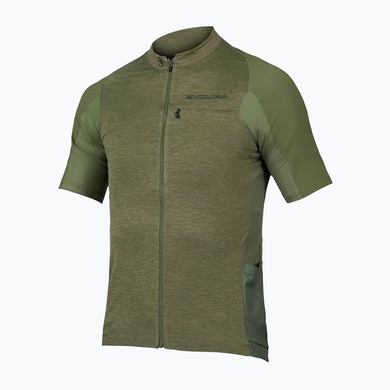 Férfi kerékpáros póló Endura GV500 Reiver S/S olive green 6