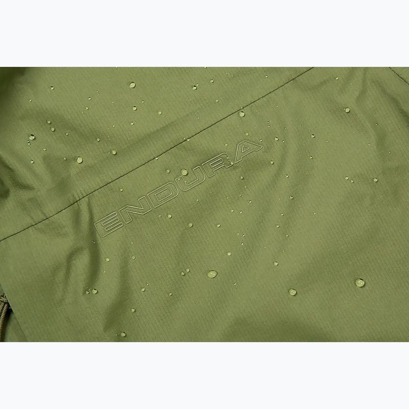 Férfi kerékpáros dzseki Endura GV500 Waterproof olive green 3