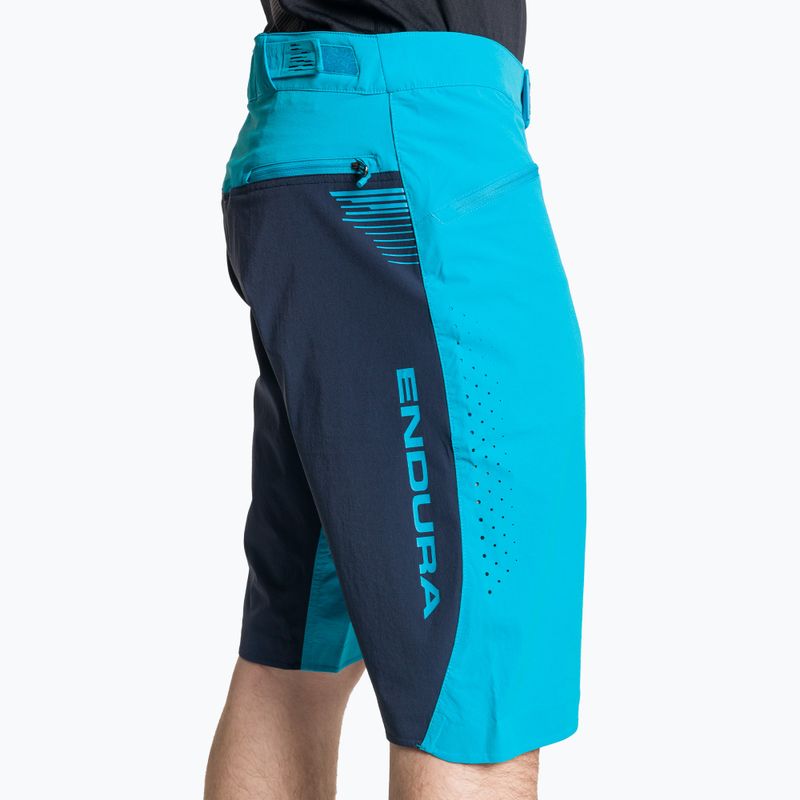 Férfi kerékpáros nadrág Endura Singletrack Lite Short Sht electric blue 4