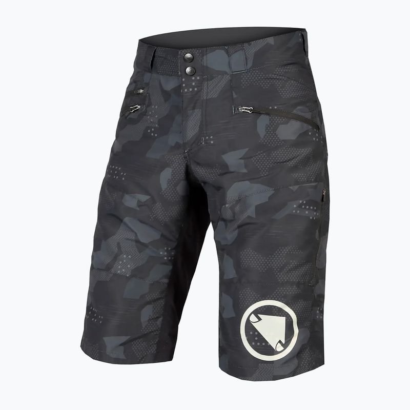 Férfi kerékpáros nadrág Endura Singletrack II Short black camo 6