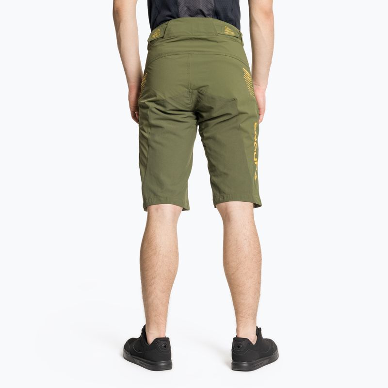 Férfi kerékpáros nadrág Endura Singletrack II Short olive green 2