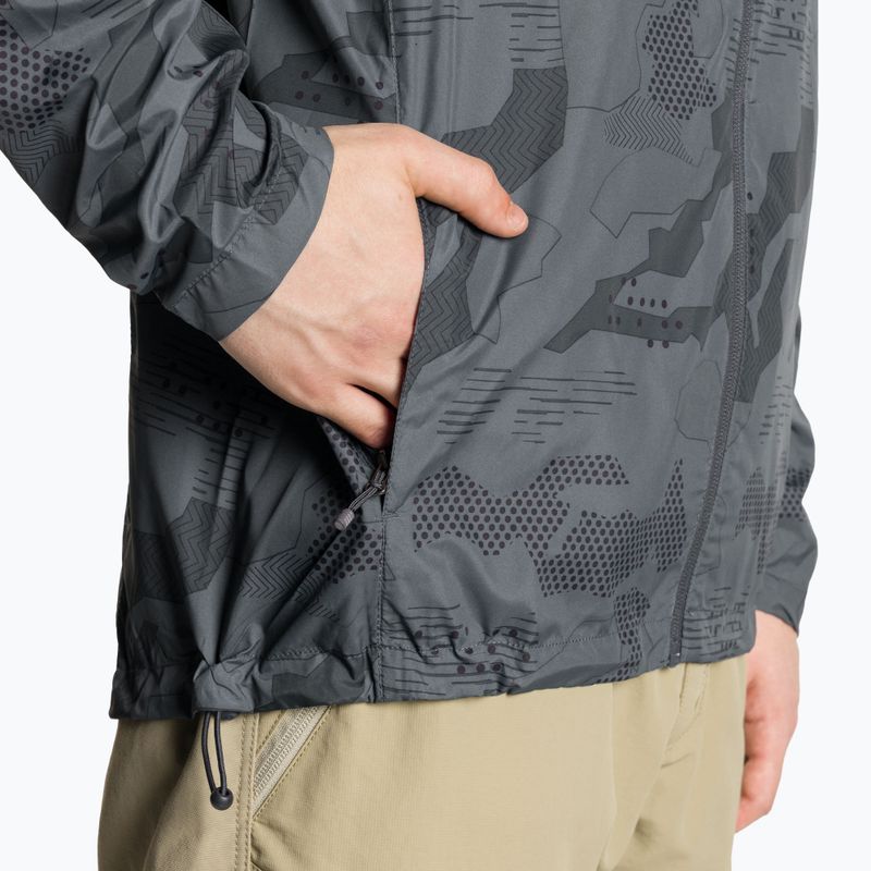 Férfi kerékpáros dzseki Endura Hummvee Windshell grey camo 4