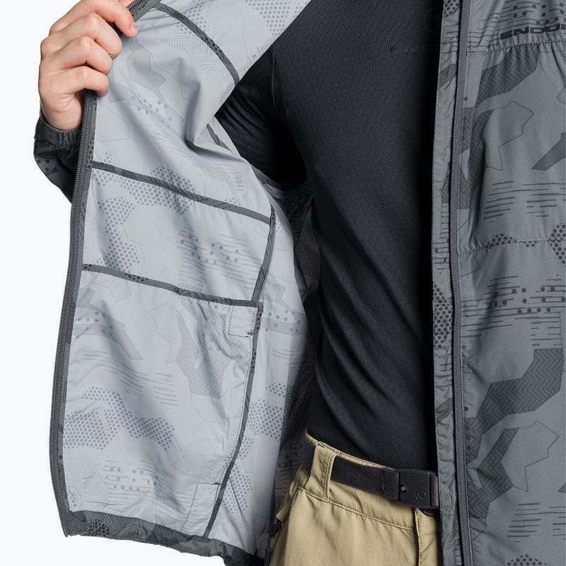 Férfi kerékpáros dzseki Endura Hummvee Windshell grey camo 5