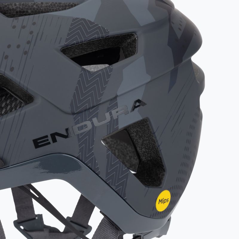 Endura Hummvee Plus MIPS szürke terepszínű kerékpáros sisak 7