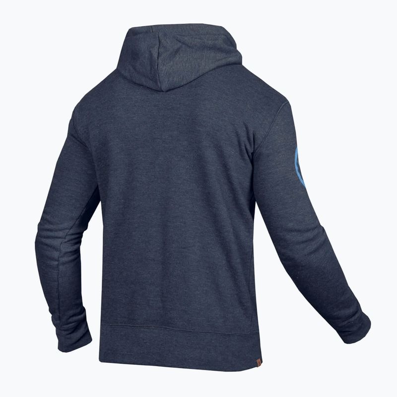 Férfi pulóver Endura One Clan Hoodie ink blue 2