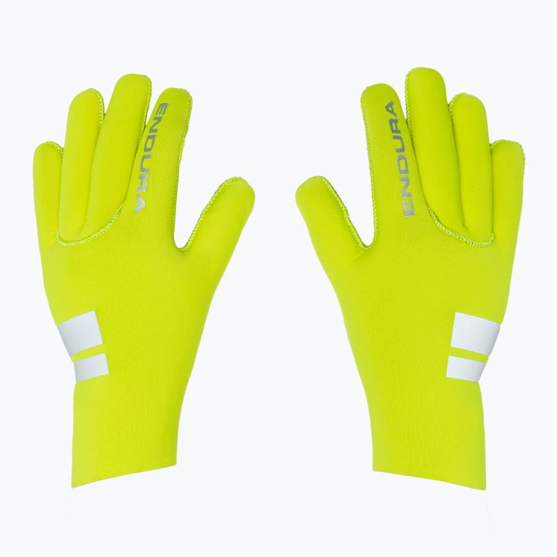 Férfi kerékpáros kesztyűk Endura FS260-Pro Nemo Glove II hi-viz yellow 2