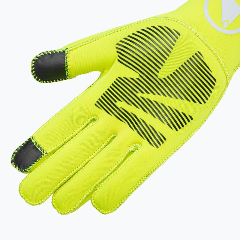 Férfi kerékpáros kesztyűk Endura FS260-Pro Nemo Glove II hi-viz yellow 6