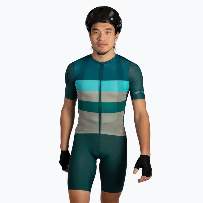 Férfi kerékpáros nadrág Endura Pro SL EGM Bibshort SL deep teal 9