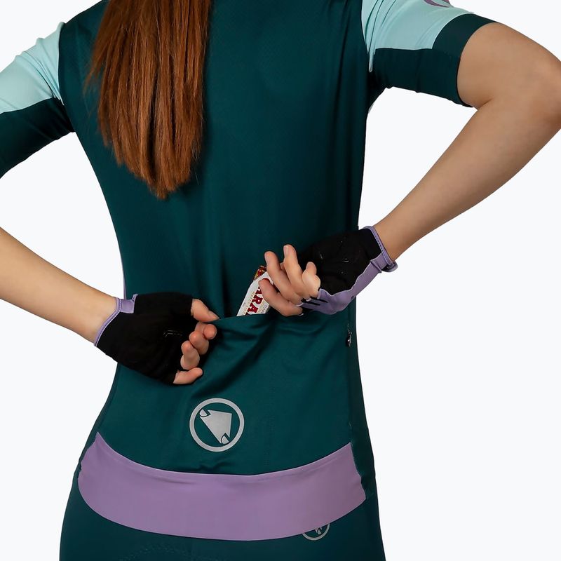 Női kerékpáros póló Endura FS260 Print S/S violet 8