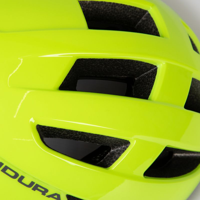 Endura Xtract hi-viz kerékpáros sisak sárga 4