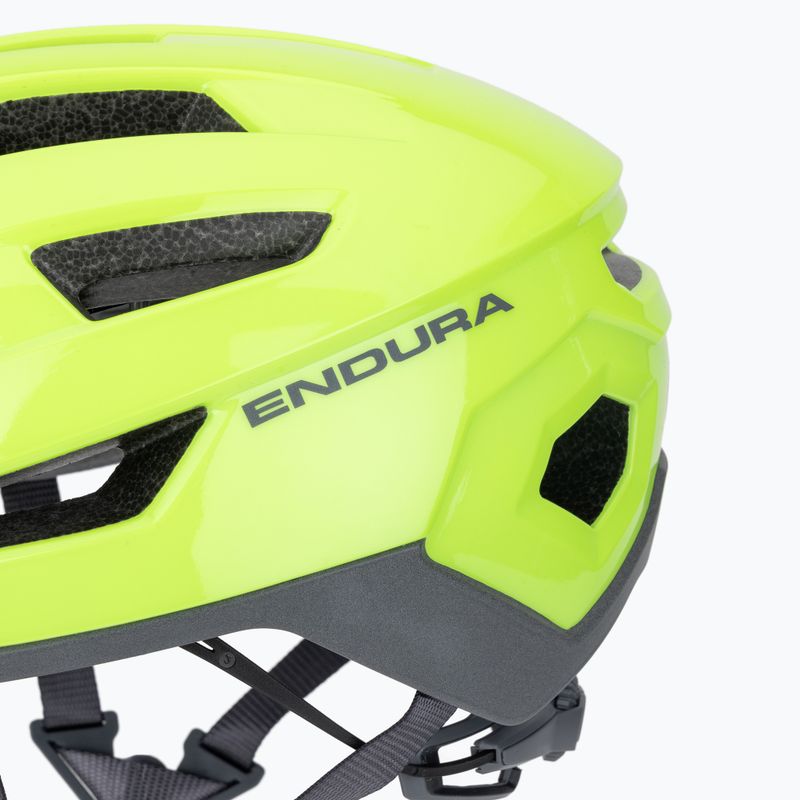 Endura Xtract hi-viz kerékpáros sisak sárga 7