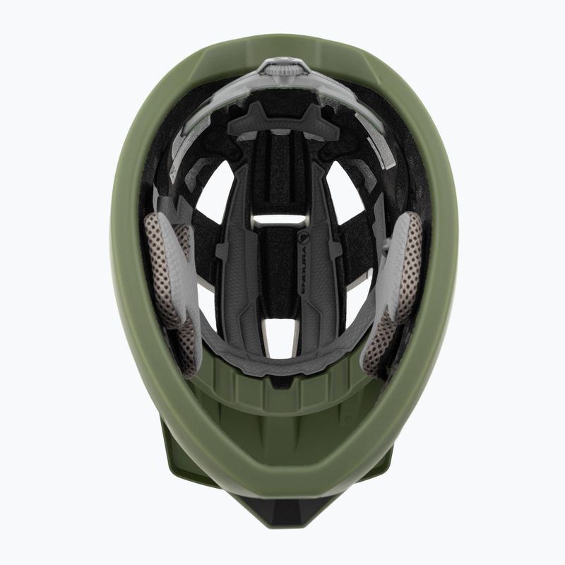 Gyerek kerékpáros sisak Endura Singletrack Full Face Youth olive green 5