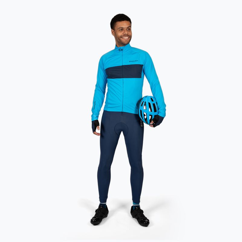 Férfi kantáros kerékpáros nadrág Endura FS260-Pro Thermo Bibtights II ink blue 3