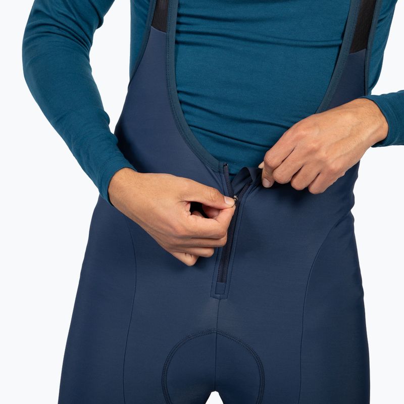 Férfi kantáros kerékpáros nadrág Endura FS260-Pro Thermo Bibtights II ink blue 7