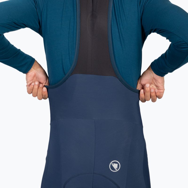 Férfi kantáros kerékpáros nadrág Endura FS260-Pro Thermo Bibtights II ink blue 8