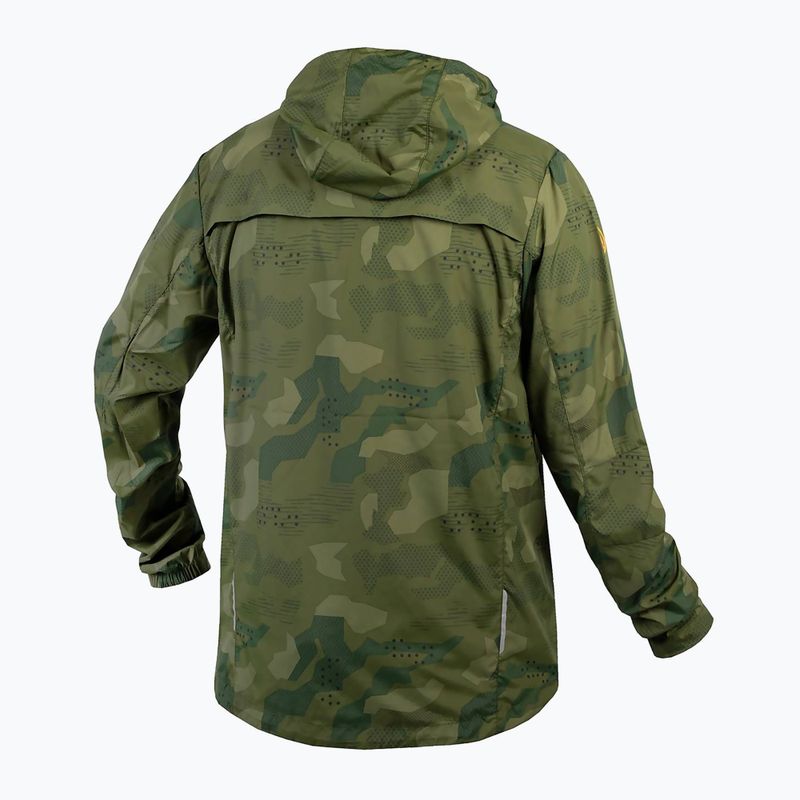 Férfi kerékpáros dzseki Endura Hummvee Windshell tonal olive 12