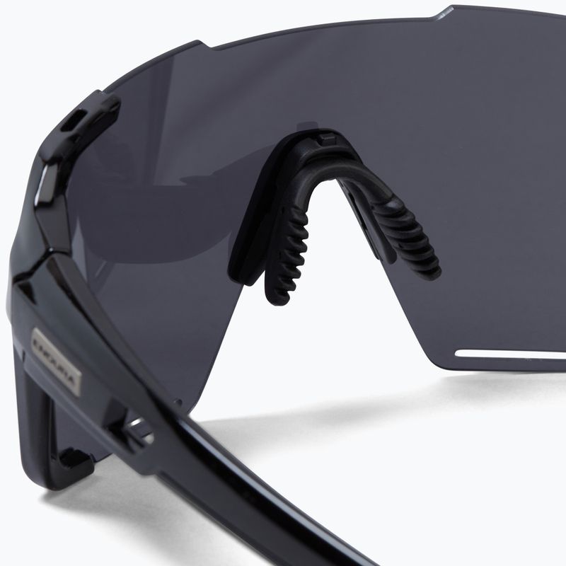 Endura Singletrack keret nélküli fekete/platina revo füst/tiszta ezüst villogó napszemüveg 4