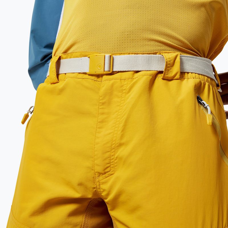 Férfi kerékpáros nadrág Endura Hummvee Short mustard 5