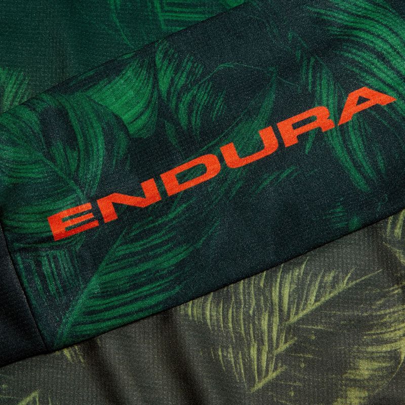 Női kerékpáros hosszú ujjú felső Endura Tropical Print Ltd ghillie green 11