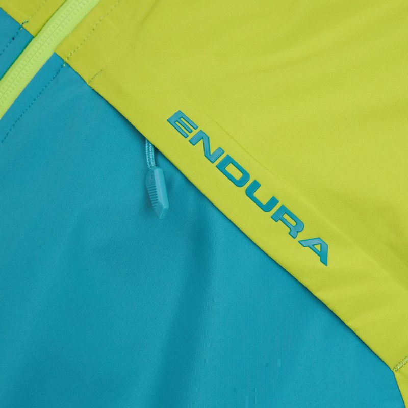 Férfi kerékpáros kabát Endura Singletrack II Waterproof lime green 3