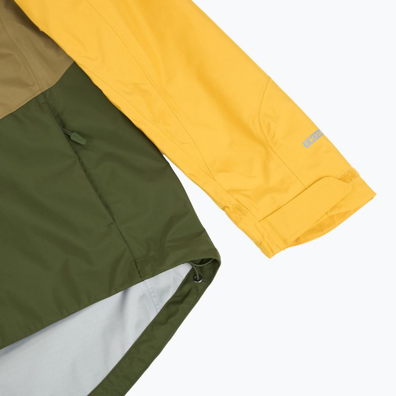 Férfi kerékpáros kabát Endura Singletrack II Waterproof mustard 4