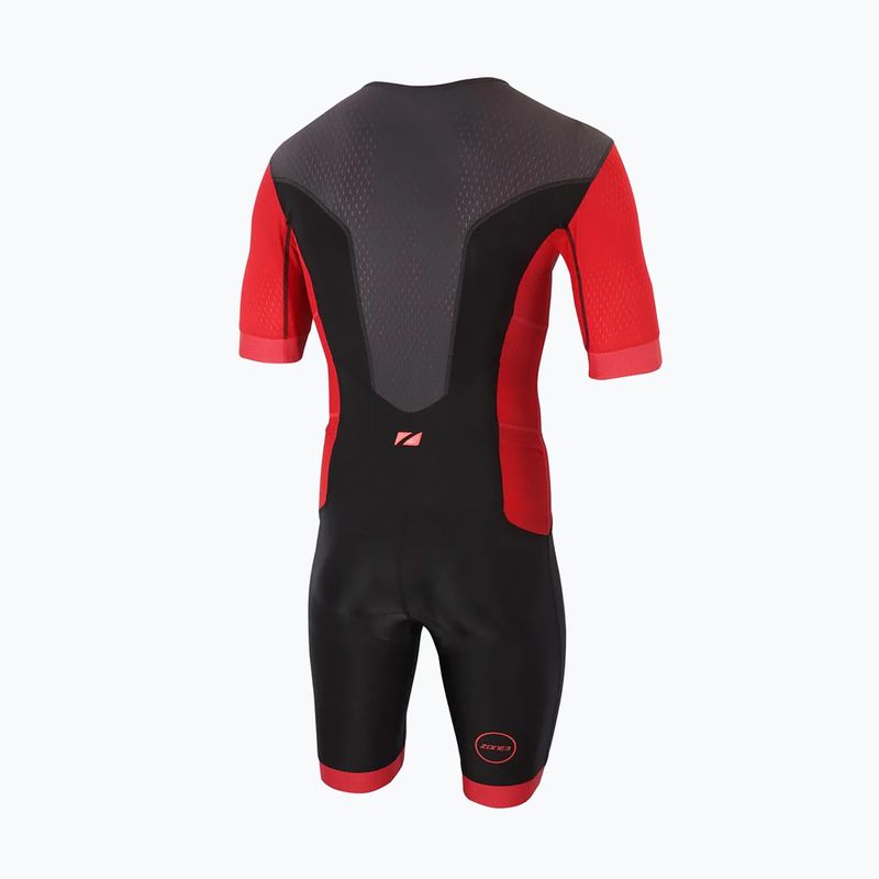 Férfi Zone3 Aquaflo Fullzip triatlon ruha fekete TS20MAQPS101 2