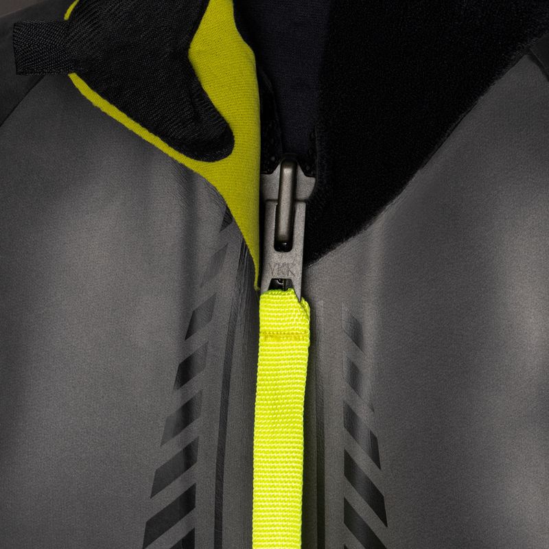 Férfi ZONE3 ujjatlan Vision triatlon szivacs fekete/lime/pisztoly fém 5