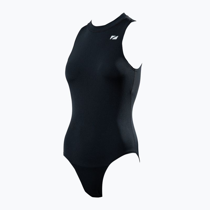 Női egyrészes fürdőruha ZONE3 OWS Renew High Neck black 6