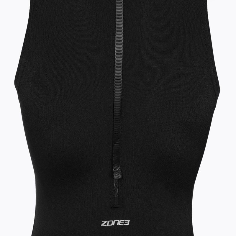 Női egyrészes fürdőruha ZONE3 OWS Renew High Neck black 5