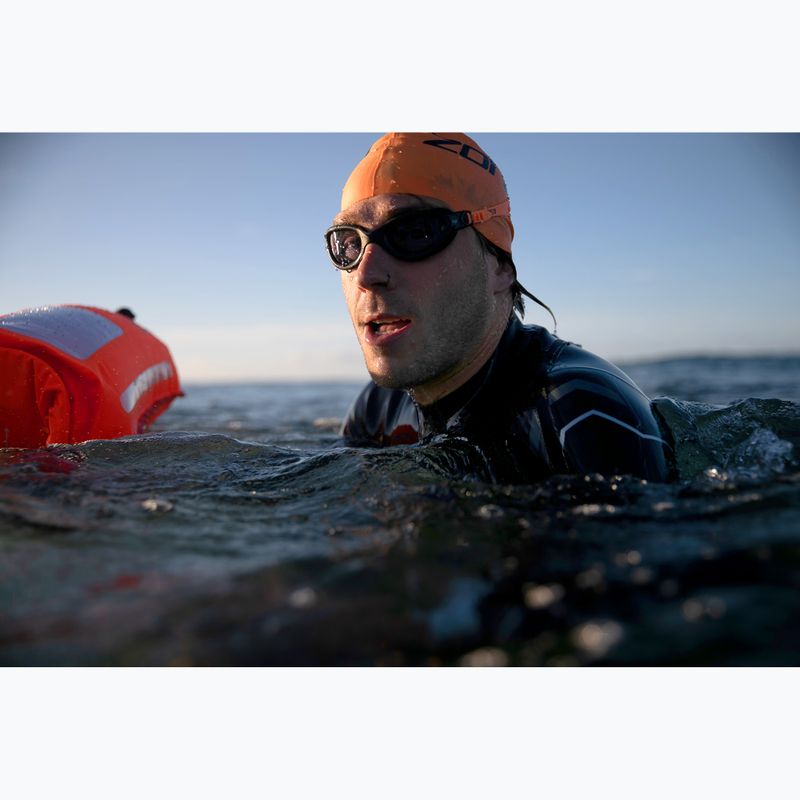 ZONE3 Venator-X fekete/neon narancs úszószemüveg 3