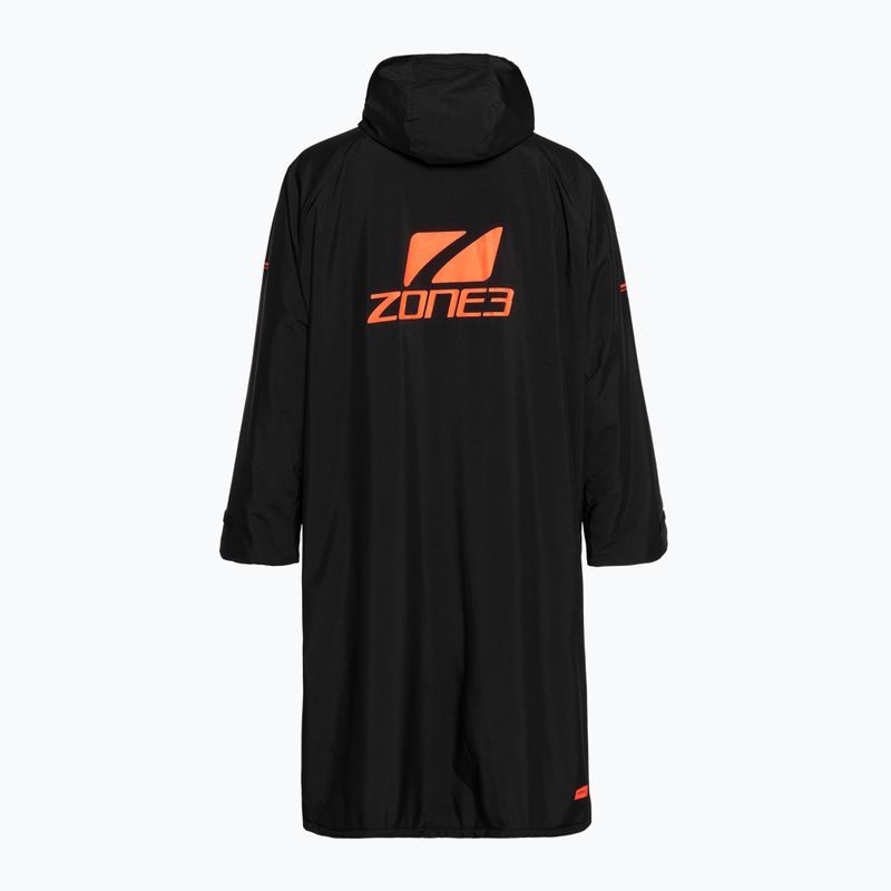 ZONE3 Thermo Tech Változó fleece parka fekete/narancs 2