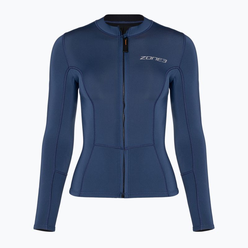 Női neoprén póló ZONE3 Yulex Long Sleeve Top navy