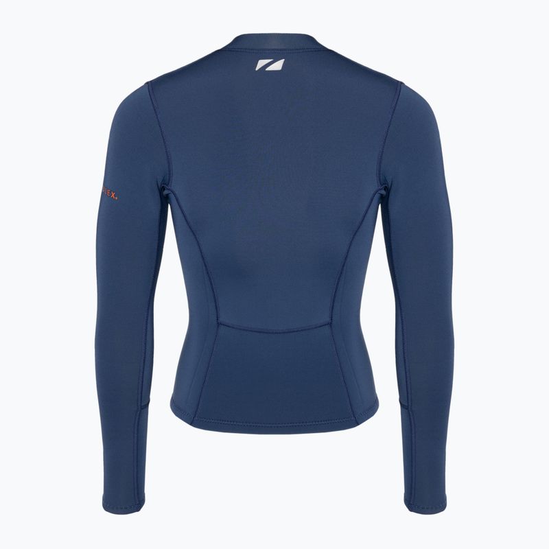 Női neoprén póló ZONE3 Yulex Long Sleeve Top navy 2