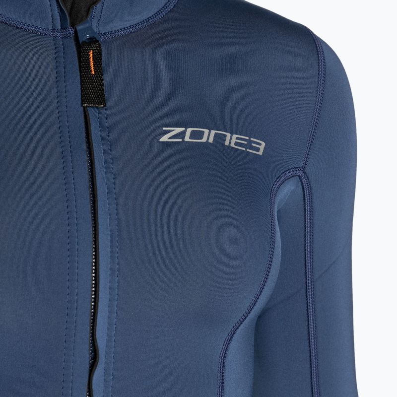 Női neoprén póló ZONE3 Yulex Long Sleeve Top navy 3