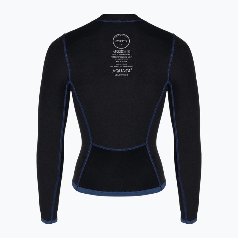 Női neoprén póló ZONE3 Yulex Long Sleeve Top navy 6