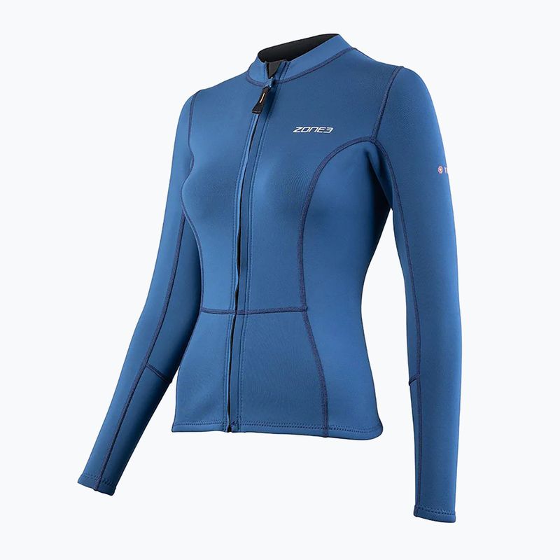 Női neoprén póló ZONE3 Yulex Long Sleeve Top navy 7