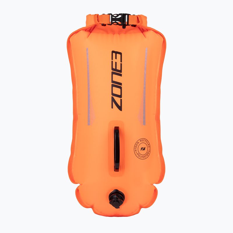 biztonsági bója ZONE3 Safety Buoy/Dry Bag Recycled 28 l high vis orange