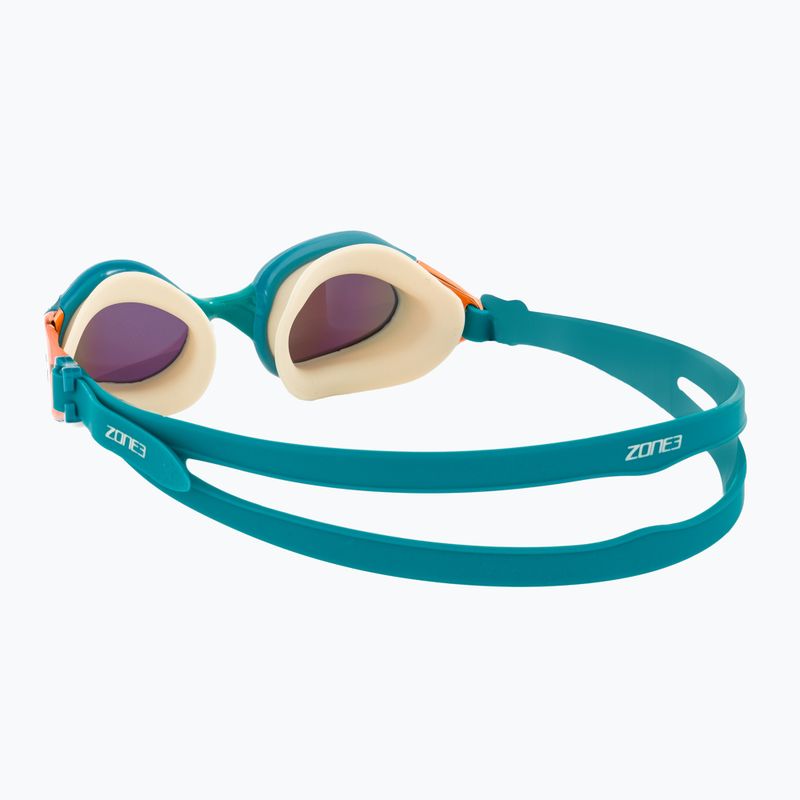 úszószemüveg ZONE3 Attack teal/cream/cooper 4